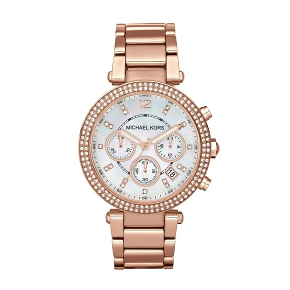 ⏱️ Michael Kors Women's Parker Stainless Steel Rose Gold-Tone Watch - Picture 5 of 5